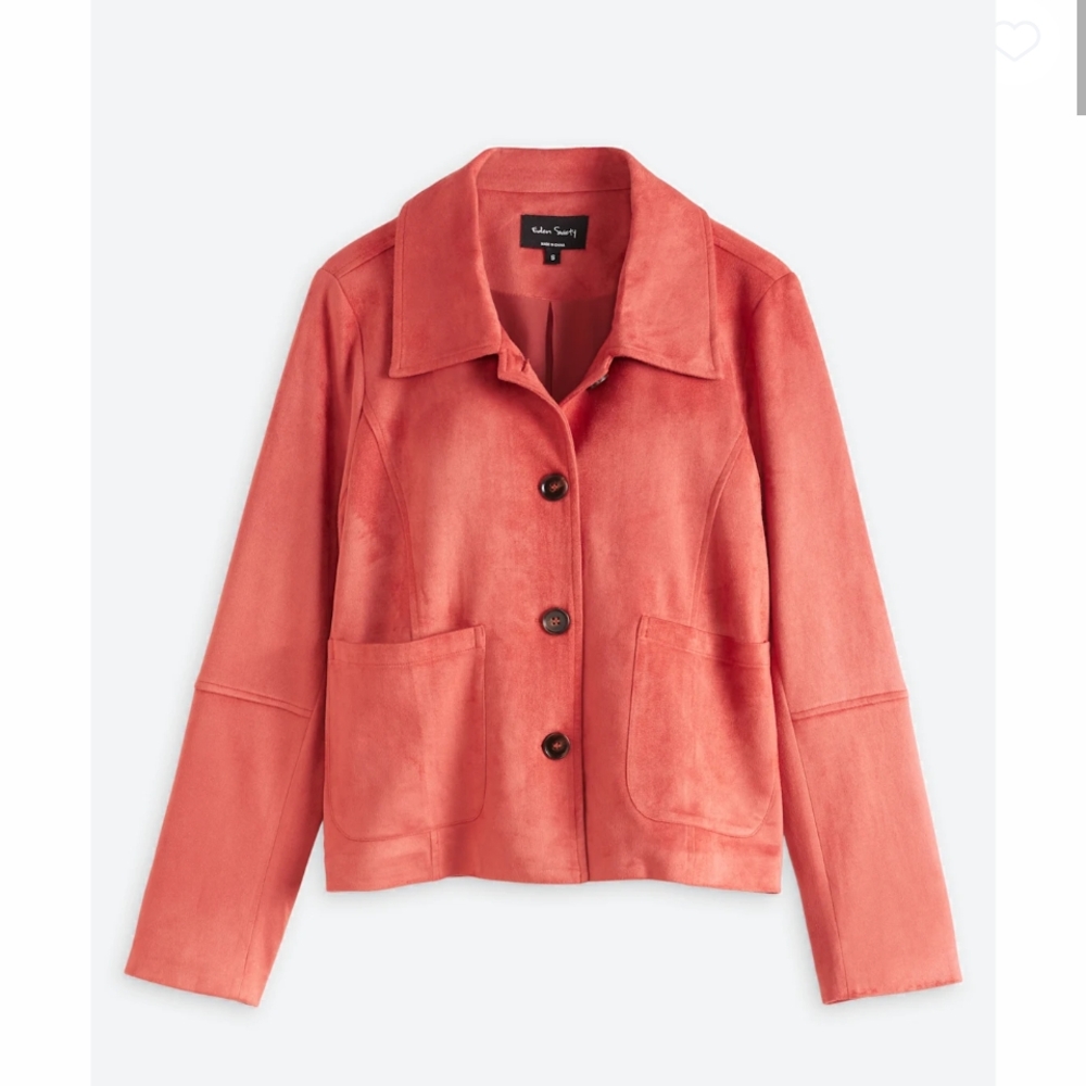 Faux Suede Orange January By Eden Society